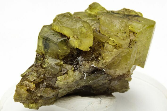 Vibrant Sulfur Crystal Cluster - Italy #207714